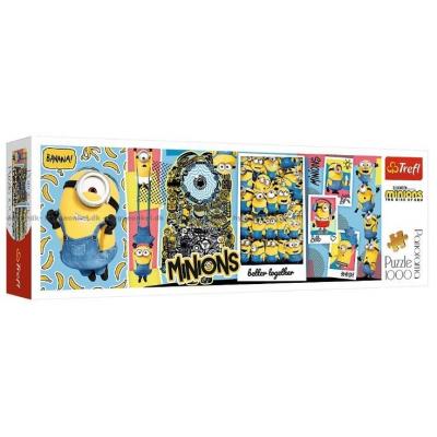 Minions - Panorama, 1000 brikker
