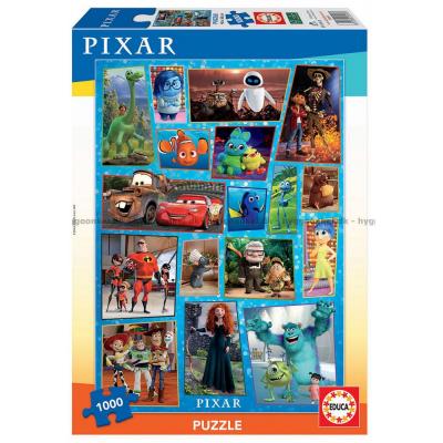 Disney: Pixar familien, 1000 brikker