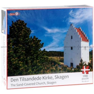 Seværdigheder i Danmark: Den tilsandede kirke, Skagen, 1000 brikker