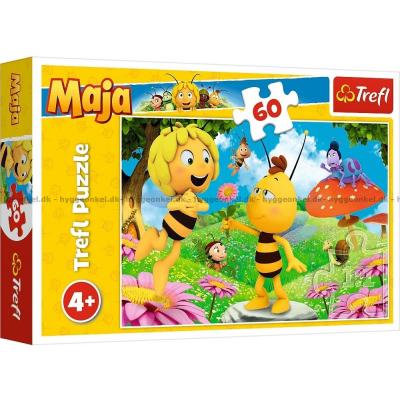 Bien Maja: Blomster, 60 brikker
