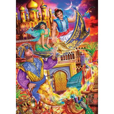 Klassiske eventyr: Aladdin, 1000 brikker