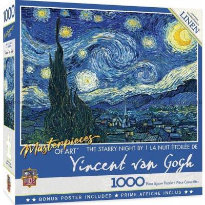 Van Gogh: Stjernenatten, 1889 - Kunst, 1000 brikker