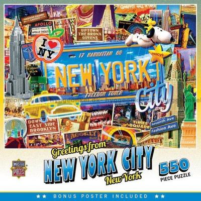New York: Collage, 550 brikker
