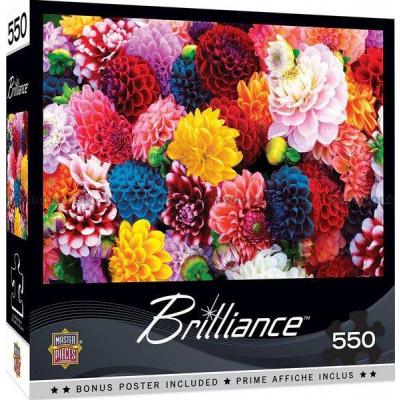 Blomster i alverdens farver, 550 brikker