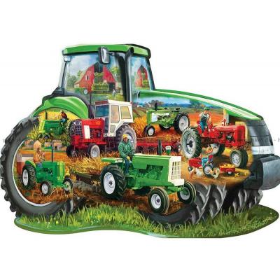 Traktor - Formet motiv, 1000 brikker