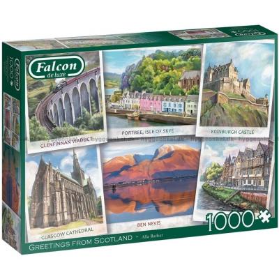 Postkort fra Skotland, 1000 brikker