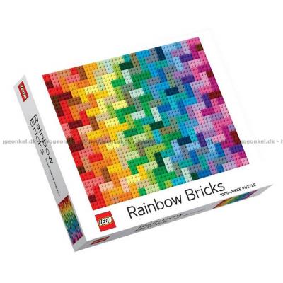 Lego: Klodser i regnbuens farver, 1000 brikker