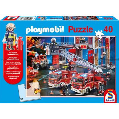 Playmobil: Brandbiler, 40 brikker