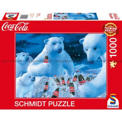 Coca Cola: Isbjørne, 1000 brikker