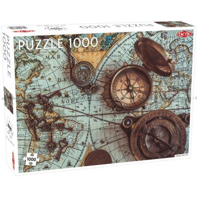 Vintage: Søkort, 1000 brikker
