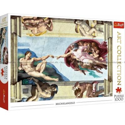 Michelangelo: Adams skabelse, 1000 brikker