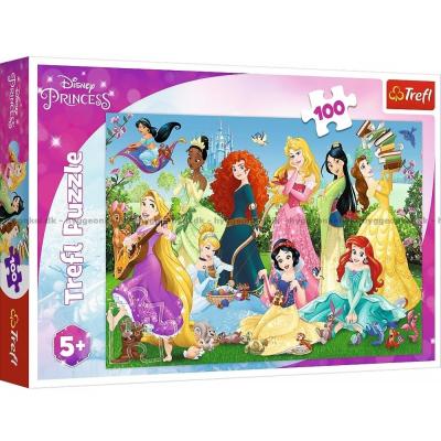 Disney prinsesser: Hygger sig i haven, 100 brikker