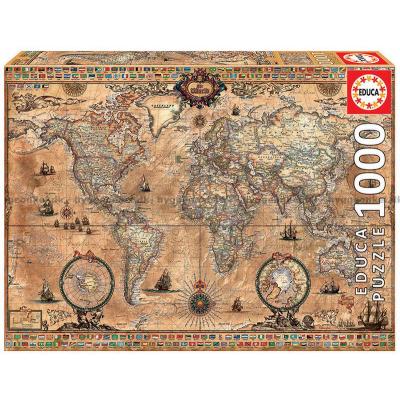 Antikt verdenskort, 1000 brikker