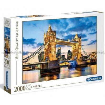 Tower Bridge ved aftentide, 2000 brikker