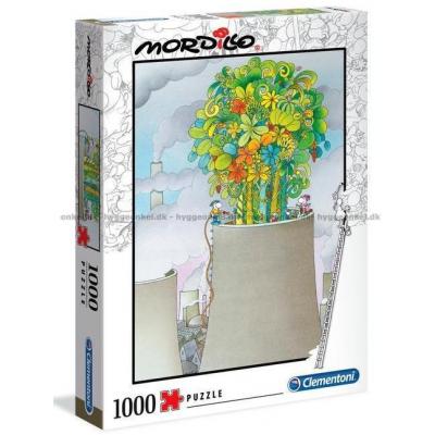 Mordillo: Blomster i skorstenen, 1000 brikker