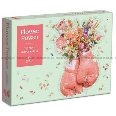 Boksning og blomster - Formet motiv, 750 brikker