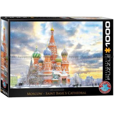 Moskva: Vasilij-katedralen - Rusland, 1000 brikker