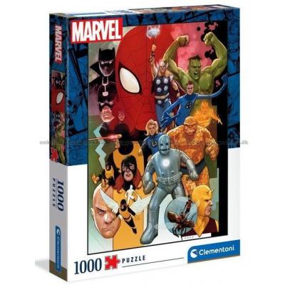 Marvel: Heltene, 1000 brikker