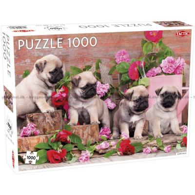 Mops hvalpe, 1000 brikker