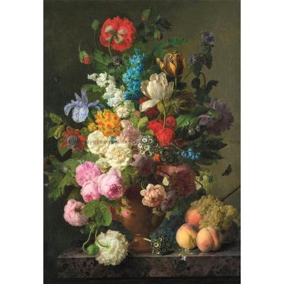 Billede af Van Dael: Blomster i vase, 1000 brikker