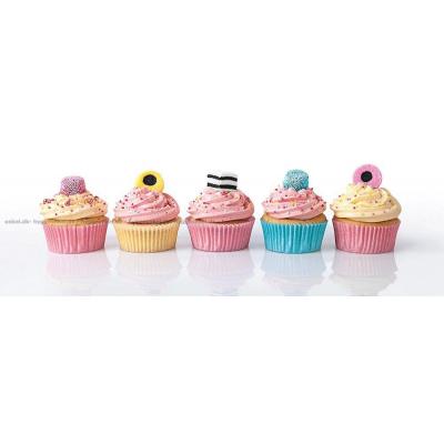 Cupcakes med lakridskonfekt - Panorama, 1000 brikker