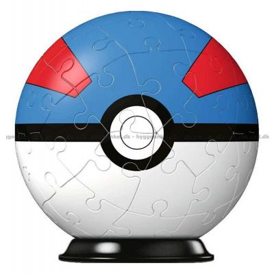 Billede af 3D: Pokemon Pokeballs - Superball, 54 brikker