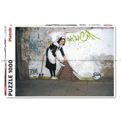 Banksy: Tjenestepige, 1000 brikker