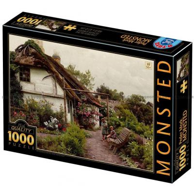 Mønsted: Legende børn i haven, 1000 brikker