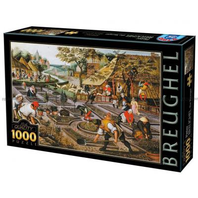 Brueghel: Forår, 1000 brikker
