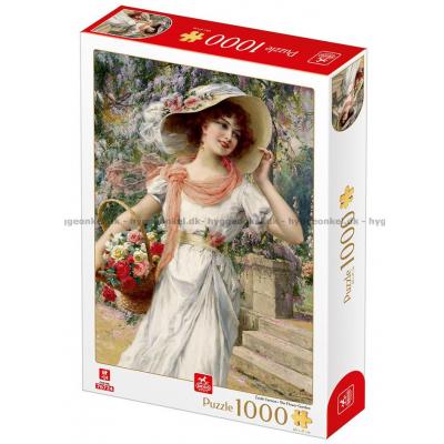 Vernon: Pigen med blomsterne, 1000 brikker