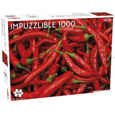Røde chili, 1000 brikker