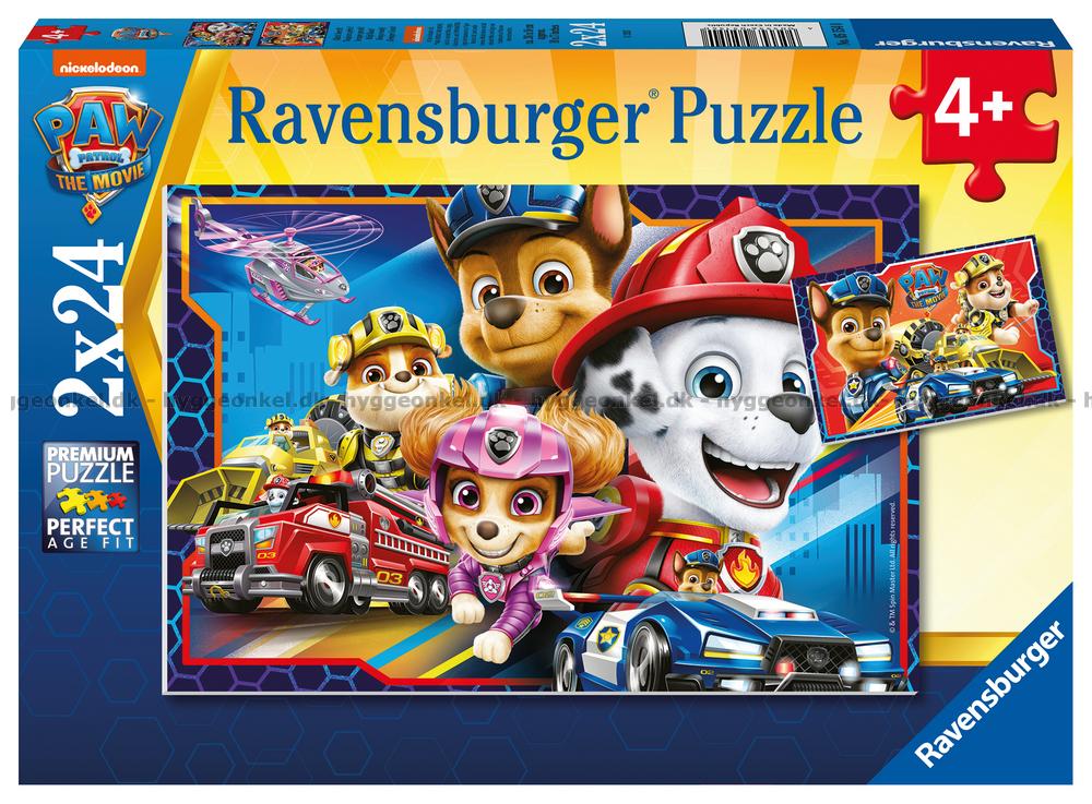 Kano donor Daddy Paw Patrol: Altid klar, 2x24 brikker puslespil, Ravensburger - 05154