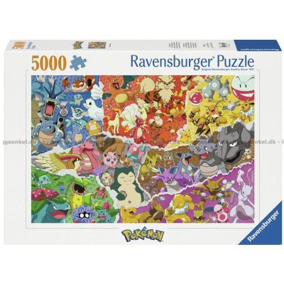 Pokemon collage, 5000 brikker