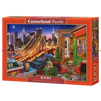 Maclean: Brooklyn Bridge i aftenlyset, 1000 brikker