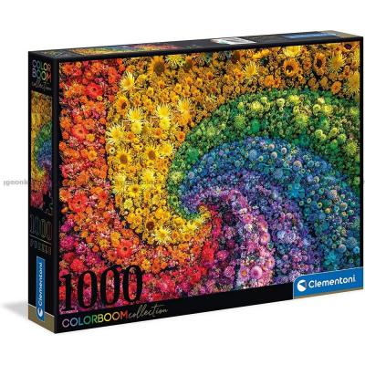 Farve eksplosion: Blomster, 1000 brikker