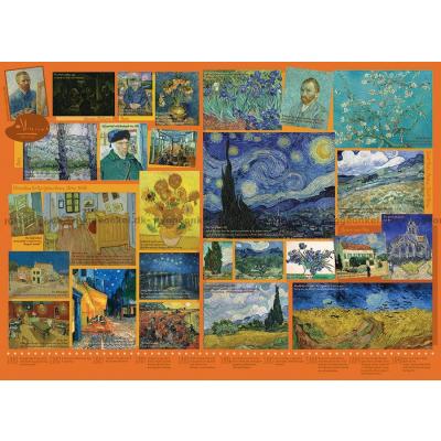 Billede af Van Gogh: Collage, 1000 brikker