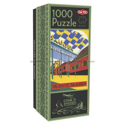 Sverige: Skansen - Stockholm, 1000 brikker
