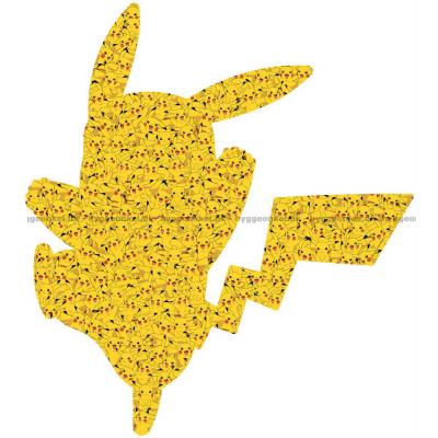 Billede af Pokemon: Pikachu - Formet motiv, 727 brikker