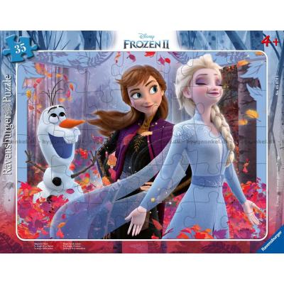 Disney: Frost 2 - Magisk natur - Ramme puslespil, 35 brikker