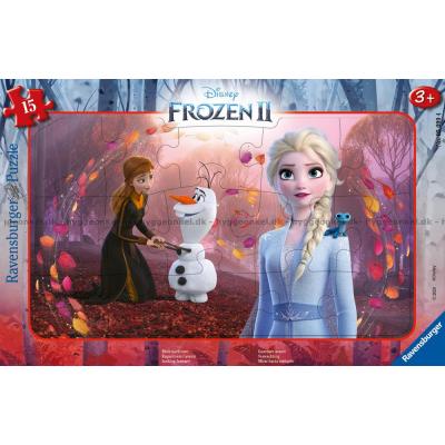 Disney: Frost 2 - I skoven - Rammepuslespil, 15 brikker