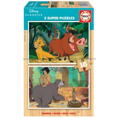 Disney: Timon og Pumba - Mowgli, 2x16 brikker