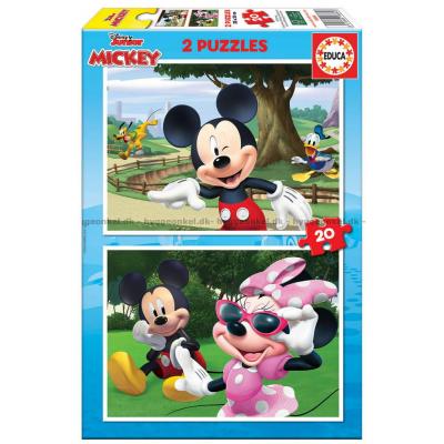 Disney: Mickey og venner, 2x20 brikker