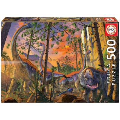 Dinosaurer: Nysgerrige, 500 brikker