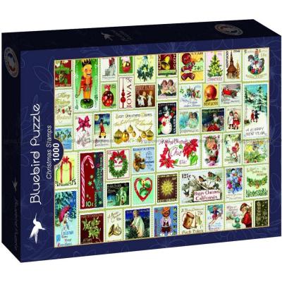 Behr: Jule frimærker, 1000 brikker