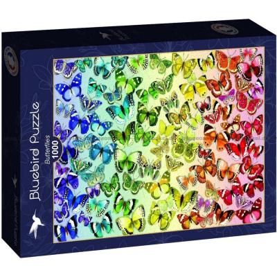 Behr: Farverige sommerfugle, 1000 brikker