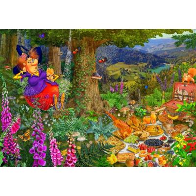 Billede af Ruyer: Heksen holder picnic, 1500 brikker