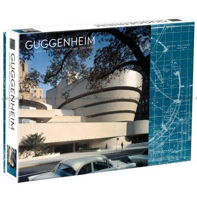 Wright: Guggenheim - Dobbeltsidet, 500 brikker
