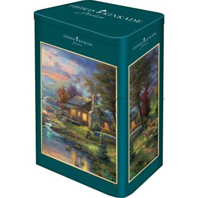 Kinkade: Natur paradis - Metalæske, 500 brikker