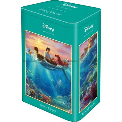 Disney: Kinkade - Ariel - Metalæske, 500 brikker