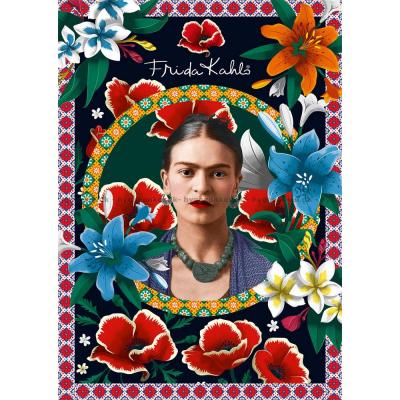 Billede af Kahlo: Blomster, 2000 brikker